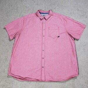 511 Tactical Shirt Men XL Ares Red Washed Oxford Snap RAPIDraw Concealed Carry